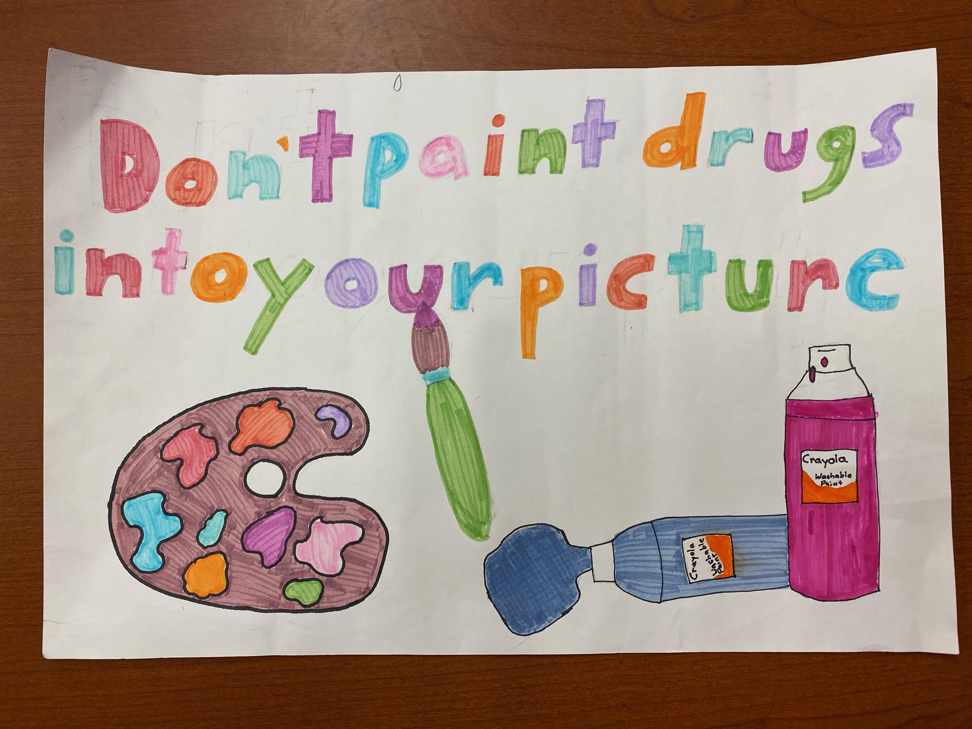 winning drug free posters