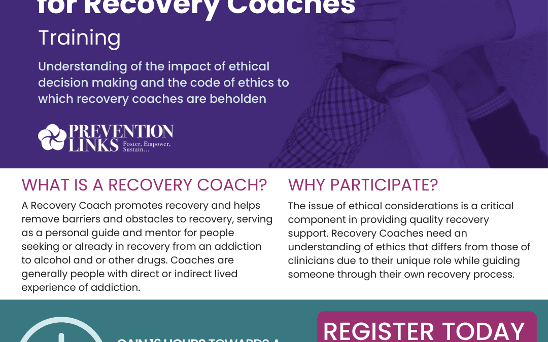 CCAR Ethical Considerations for Recovery Coaches Training (Virtual)