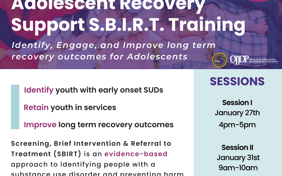 Adolescent Recovery Support Training Registration
