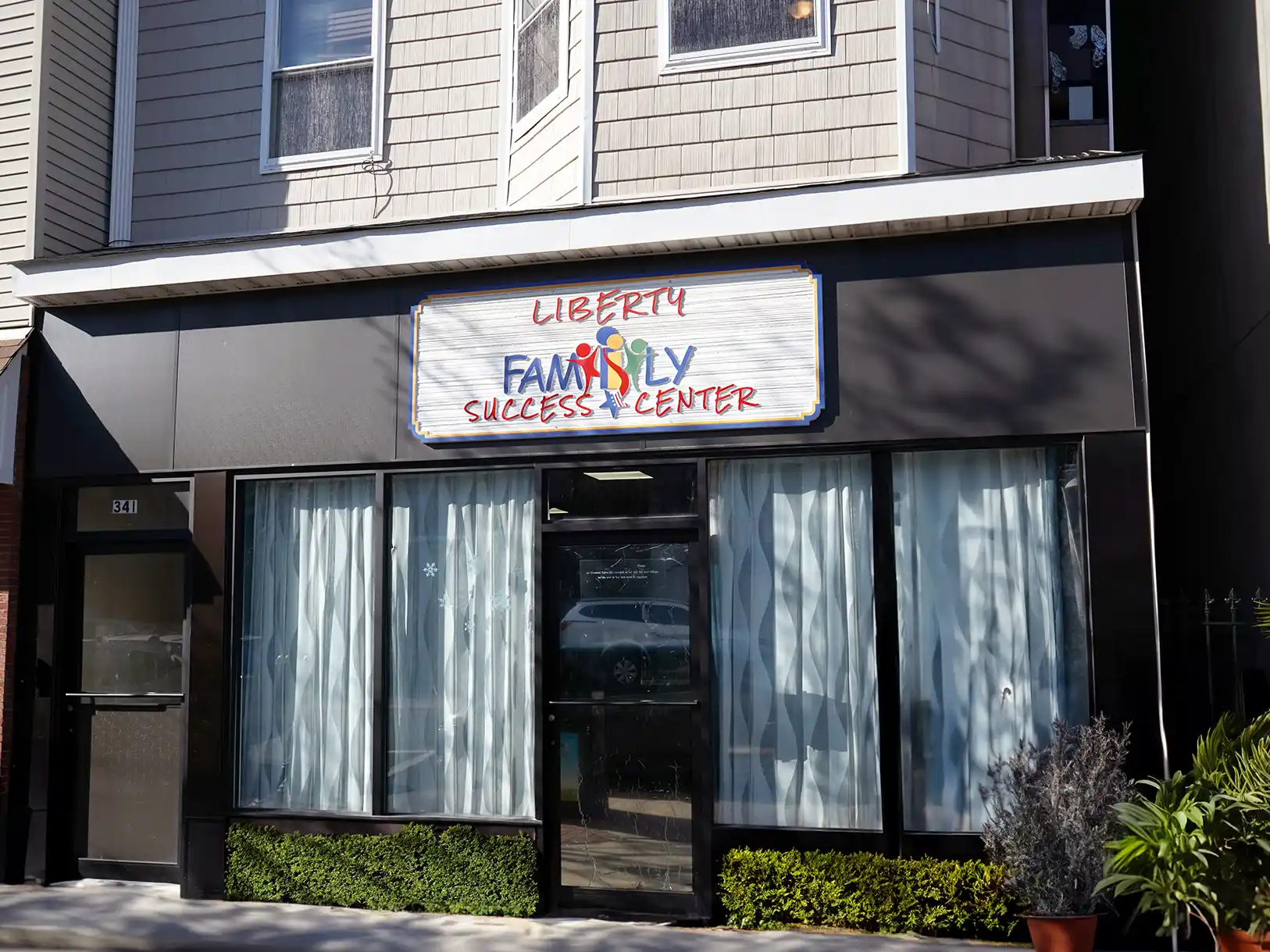 Exterior of Liberty Family Success Center