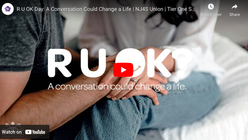 R U OK Day: A Conversation Could Change a Life | NJ4S Union | Tier One ...