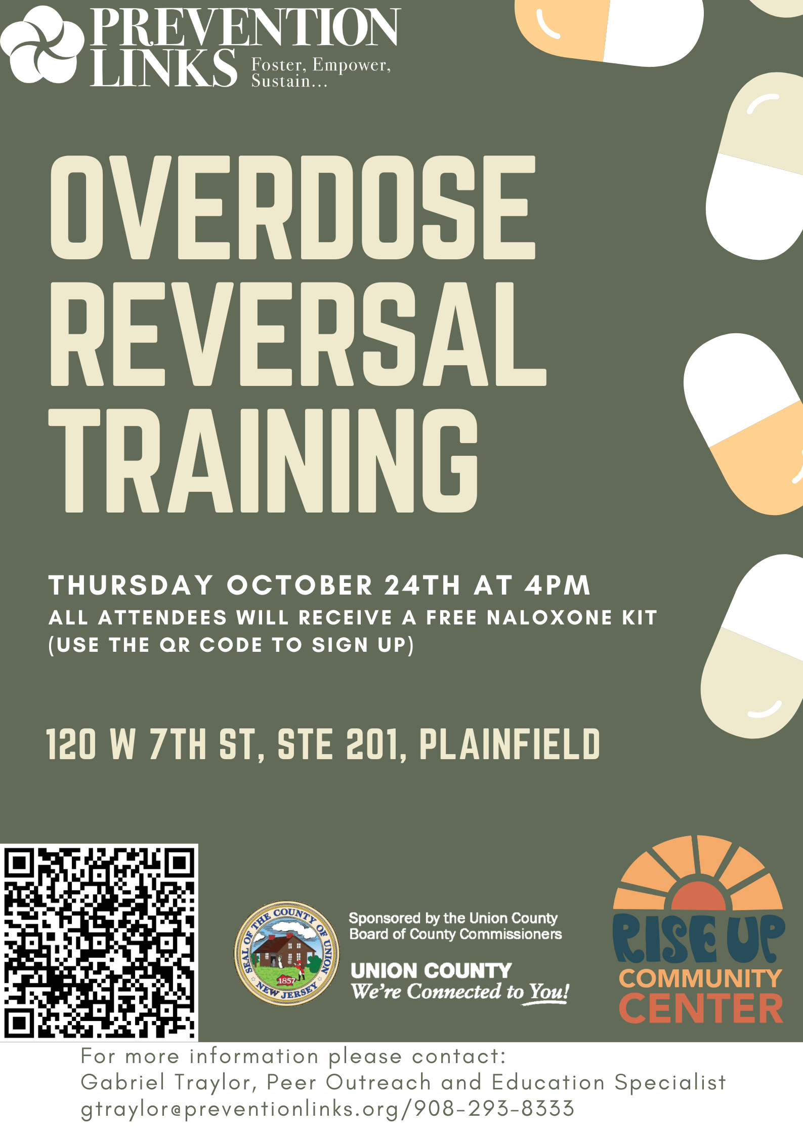 Narcan Training flyer