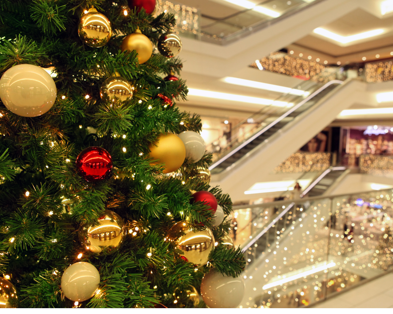 Christmas tree at a mall